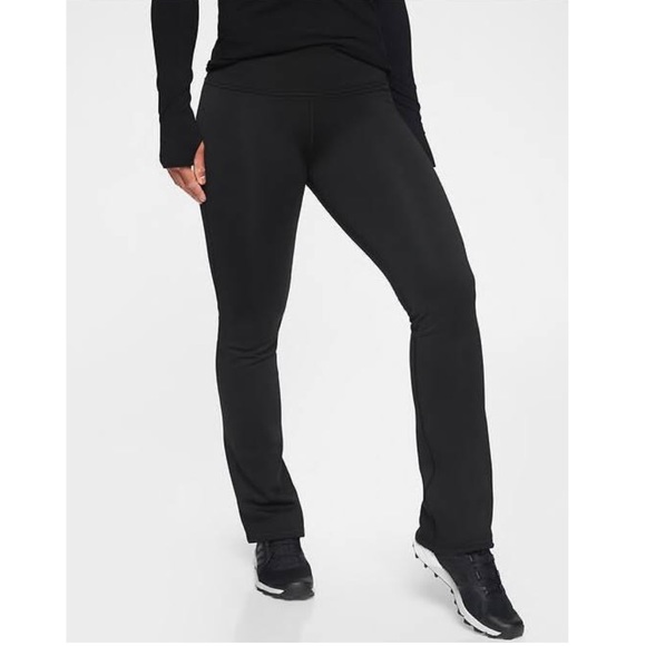 Athleta Pants & Jumpsuits Athleta Black Fleecelined Alpine Valley
